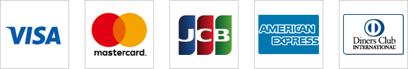 VISA Master JCB Amex Diners